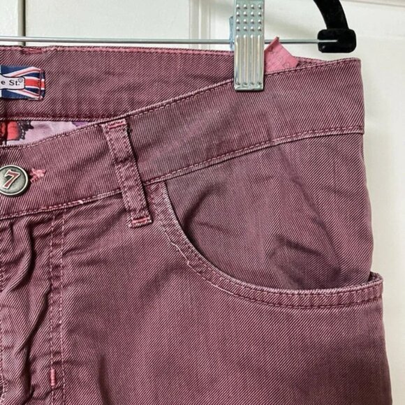 7 Downie Street Ancona Purple Jeans London Fit - Picture 5 of 7